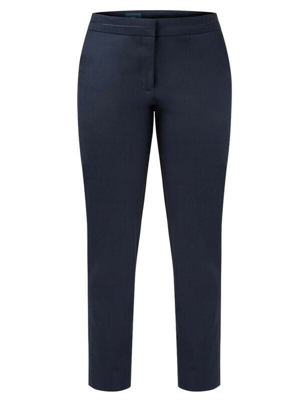 NNT Womens Sharkskin Slim Formal Detail Pants Tough Business Waistband CAT3KQ- Bannav S Bannav LLC 
