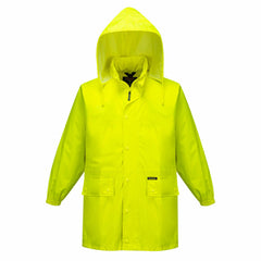 Portwest Mens Wet Weather Hi-Vis Polyester Waterproof Work Jacket Suit MS939- Bannav S Bannav LLC 