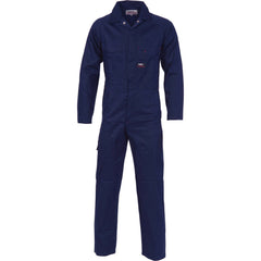 DNC Workwear Mens Cotton Drill Coverall Hi Vis Work Safety Sun Protection 3101- Bannav S Bannav LLC 