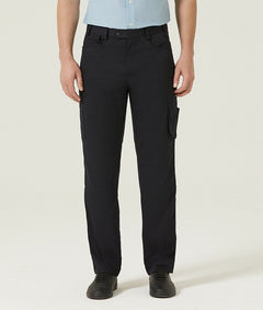 Mens NNT UNIFORMS P/V Gaberdine Flex Waist Cargo Navy Business Work Pants CATClD- Bannav S Bannav LLC 