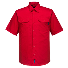 Portwest Hi-Vis Lightweight Short Sleeve Shirt Breathable Polo Shirt Work MS302- Bannav S Bannav LLC 