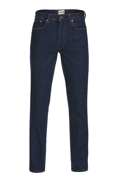 Hard Yakka Mens Mustang Stretch Jeans Denim Tough Regular Classic Fit Y43247- Bannav S Bannav LLC 
