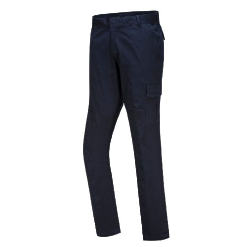 Portwest Stretch Cargo Combat Pants Slim Fit Reflective Trim Comfy Pant S231- Bannav S Bannav LLC 