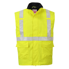 Portwest Bizflame Rain Hi-Vis Antistatic FR Bodywarmer Lightweight Safety S776- Bannav S Bannav LLC 