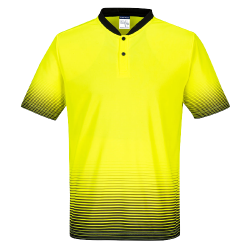 Portwest Sublimation Polo S/S Lightweight Hi Vis Polo Comfortable Shirt MP514- Bannav S Bannav LLC 