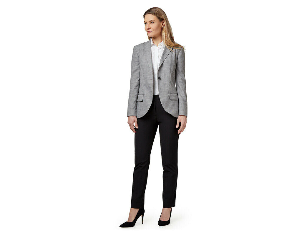 NNT Womens Formal Blazer Half Lined 1 Button Linen Look Jacket  Business CAT1E9- Bannav S Bannav LLC 