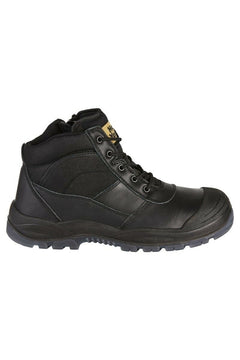 Hard Yakka Mens Utility Side Zip Safety Steel Cap Toe Work Boots Shoe Y60125- Bannav S Bannav LLC 