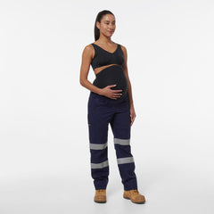 KingGee Womens Safety WorkCool Maternity Reflective Bio Motion Pant K43007- Bannav S Bannav LLC 