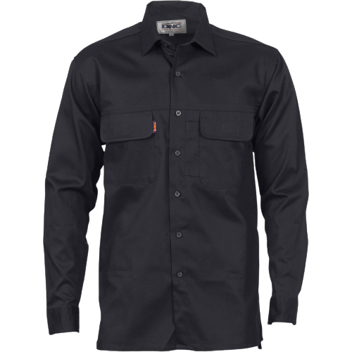 DNC Workwear Mens Three Way Cool Breeze Work Shirt - Long Sleeve Casual 3224- Bannav S Bannav LLC 