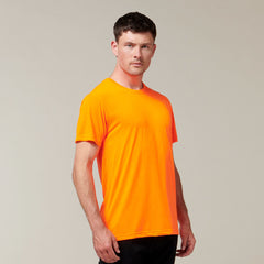 Hard Yakka Mens 3056 Short Sleeve Neon Comfortable High Visibility Work Y19575- Bannav S Bannav LLC 