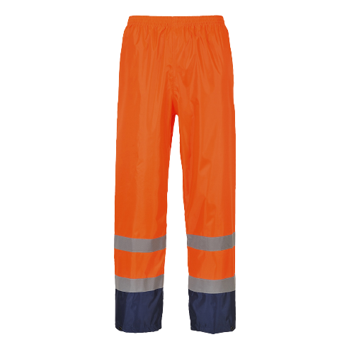 Portwest Hi-Vis Classic Two Tone Rain Pants Reflective Taped Work H444- Bannav S Bannav LLC 