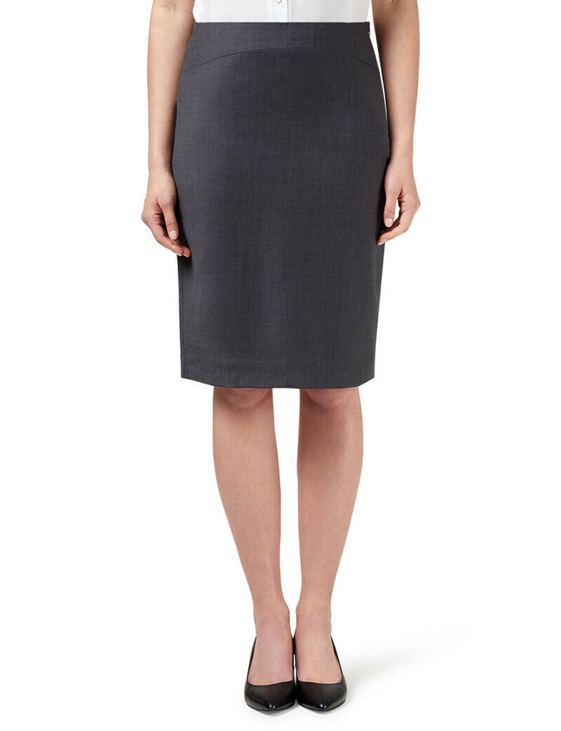 NNT Womens Business Sharkskin Detail Pencil Skirt Classic Pencil Shape CAT2N4- Bannav S Bannav LLC 