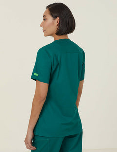 NNT Uniform Womens Next Gen Antibacterial Florence Scrub Top V Neck Nurse CATULM- Bannav S Bannav LLC 