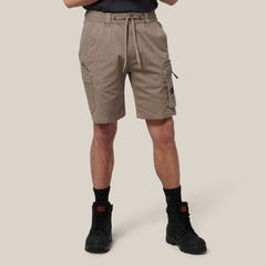 Hard Yakka Mens Toughmaxx Mid Shorts Comfortable Waistband Work Shorts Y05165- Bannav S Bannav LLC 