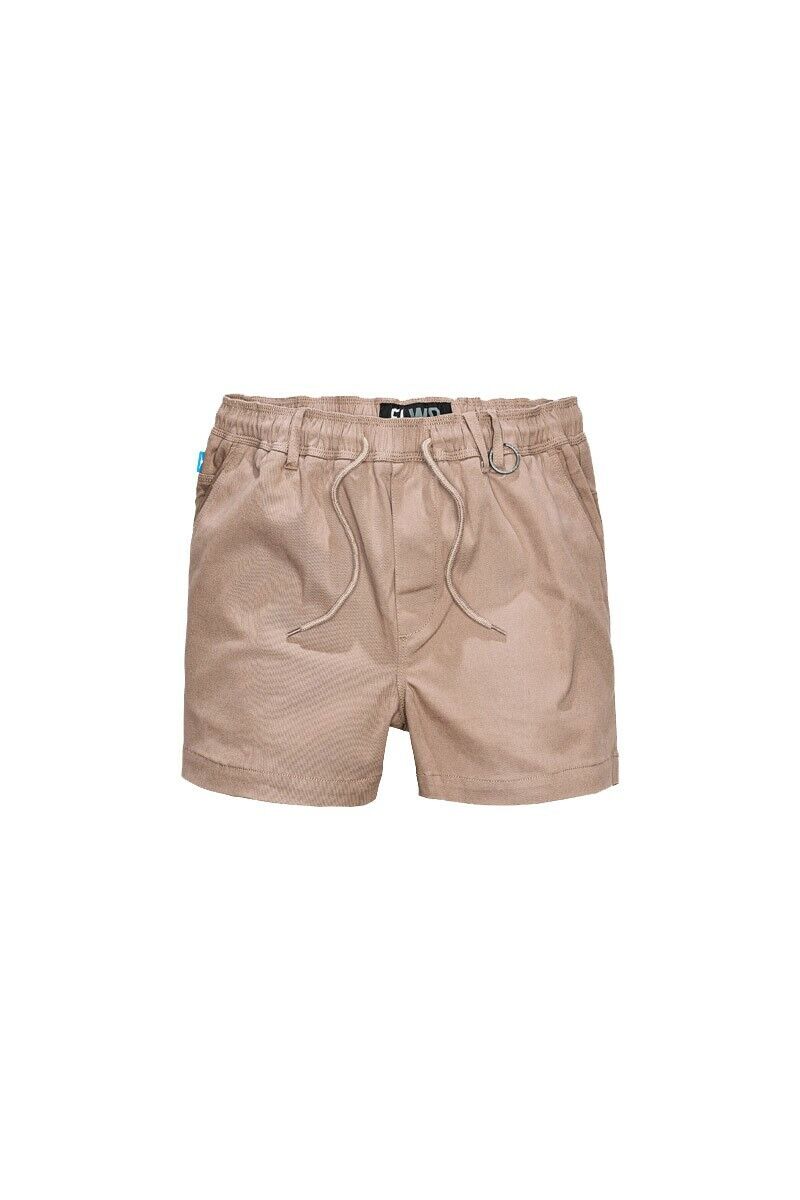 Elwood 2 Pack Elastic Basic Short Summer Stretch Comfortable Workwear EWD206- Bannav S Bannav LLC 