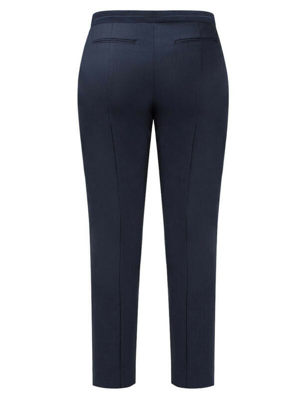NNT Womens Sharkskin Slim Formal Detail Pants Tough Business Waistband CAT3KQ- Bannav S Bannav LLC 
