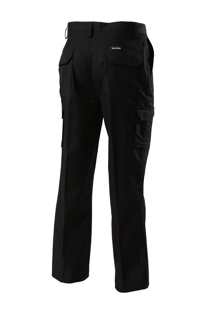 Mens Hard Yakka Cargo Workwear Pants Black Midnight Blue Safety Y02590- Bannav S Bannav LLC 