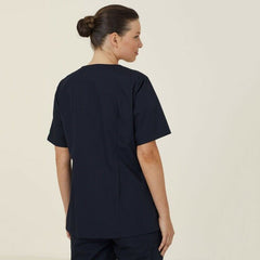 NNT Uniforms Womens Mayo Scrub Top Durable Nurse Poly Cotton Chest Pocket CATUMN- Bannav S Bannav LLC 