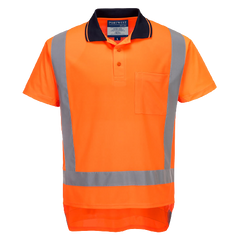 Portwest TTMC Short Sleeved Polo Lightweight Reflective Work Safety TM311- Bannav S Bannav LLC 