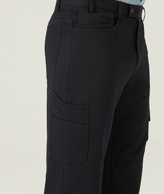 Mens NNT UNIFORMS P/V Gaberdine Flex Waist Cargo Navy Business Work Pants CATClD- Bannav S Bannav LLC 