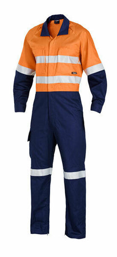 KingGee Mens WorkCool 2 Spliced Overall Work Comfy Safety Cotton Ripstop K51540- Bannav S Bannav LLC 