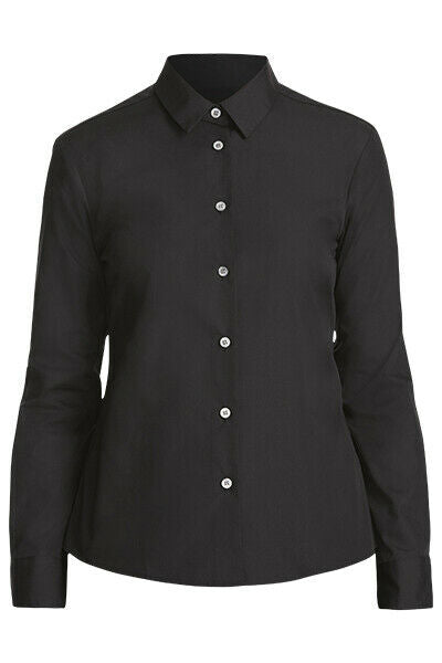 NNT Womens Long Sleeve Shirt Formal Polycotton Modern Slimline Business CATU67- Bannav S Bannav LLC 