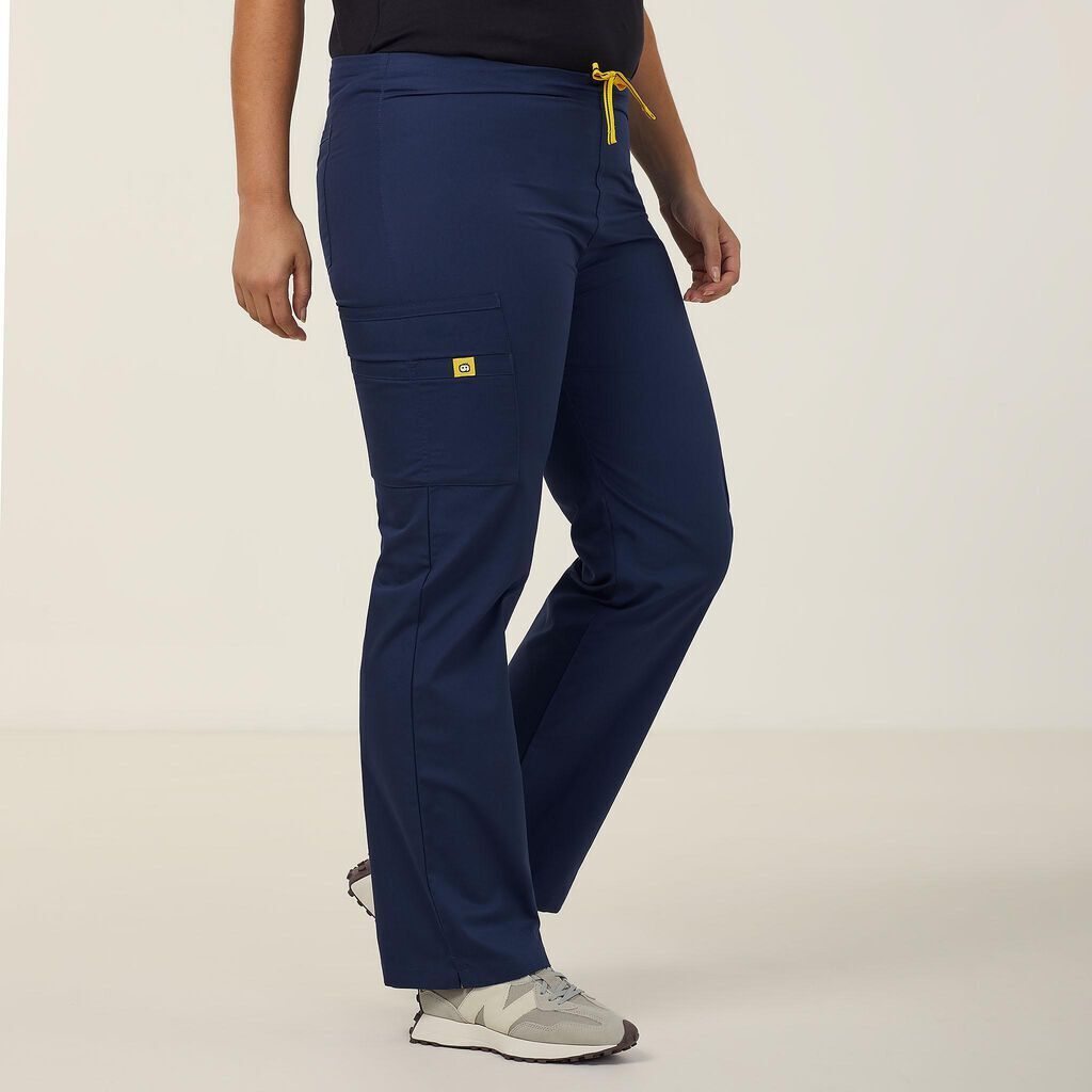 NNT Unisex Wonderwink 4 Pack Origins Relaxed Fit Comfy Scrub Pant Sierra CATQ3C- Bannav S Bannav LLC 