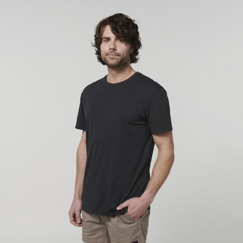 Hard Yakka Mens Cotton Breathable Crew Neck Short Sleeve Core Tee Y19251- Bannav S Bannav LLC 