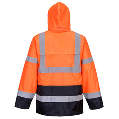 Portwest Mens Hi-Vis Classic Contrast Rain Jacket Reflective Work Safety H443- Bannav S Bannav LLC 