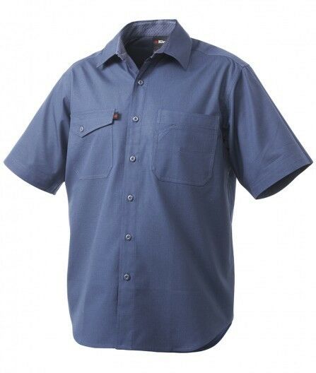 Mens KingGee Short Sleeve WorkCool 2 Cotton T-Shirt Top Tee Button Shirt K14825- Bannav S Bannav LLC 