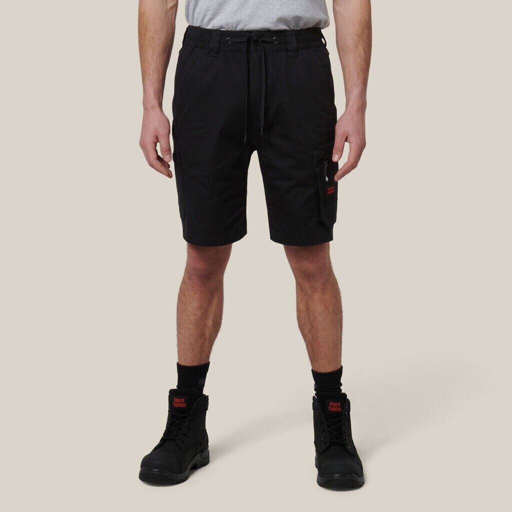 Hard Yakka Mens Toughmaxx Mid Shorts Comfortable Waistband Work Shorts Y05165- Bannav S Bannav LLC 