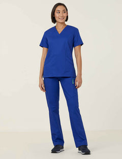 NNT Uniform Women Next Gen Anti Bacterial Curie Scrup Pants Elastic Nurse CAT3VE- Bannav S Bannav LLC 