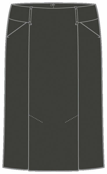 NNT Womens P/V Stretch Pleat Formal Skirt Contour Waistband Business CAT26A- Bannav S Bannav LLC 