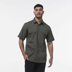 KINGGEE Mens Workcool Lightweight Vented Breathable Closed Front Shirt K14032- Bannav S Bannav LLC 