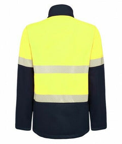 KingGee Mens Hi Vis Softshell Jacket 3 Layer Warm Fleece Comfort Work K05002- Bannav S Bannav LLC 