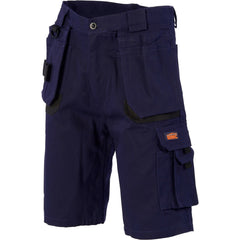 DNC Workwear Men Duratex Cotton Duck Weave Tradies Cargo Shorts Comfort 3336- Bannav S Bannav LLC 