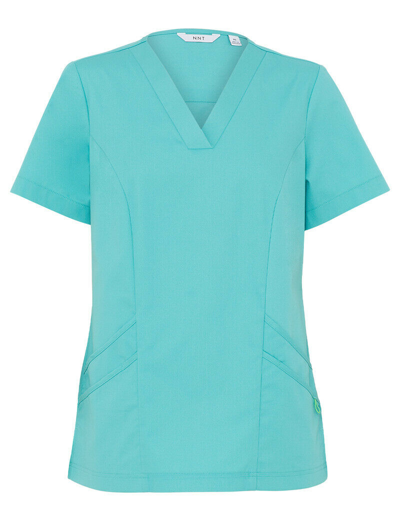 NNT Uniform Womens Next Gen Antibacterial Florence Scrub Top V Neck Nurse CATULM- Bannav S Bannav LLC 
