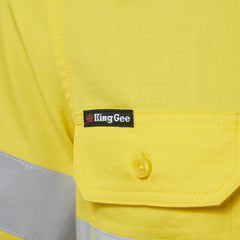 KingGee Womens Workcool Vented Reflective Short Sleeve Shirt K44229- Bannav S Bannav LLC 