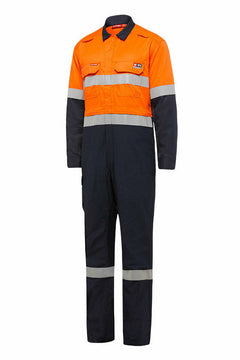 Hard Yakka Safety SheildTec Fire Resistant Coverall Overall Taped Hi-Vis Y00055- Bannav S Bannav LLC 