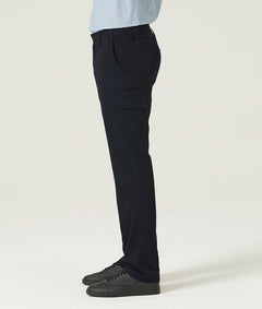 Mens NNT P/V Gaberdine Flex Waist Cargo Pants Navy Slim Leg Business Work CATCKH- Bannav S Bannav LLC 