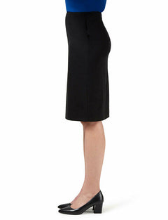 NNT Womens Formal Dobby Stretch Panel Pencil Skirt Fully Lined Business CAT2NF- Bannav S Bannav LLC 