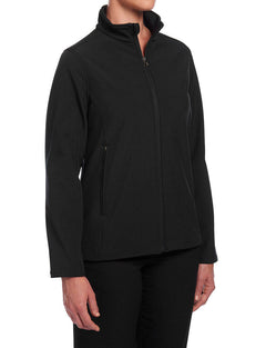 Womens NNT Warm Fleece Ladies Bonded Fleece Zip Jacket Black Navy CAT1ET- Bannav S Bannav LLC 