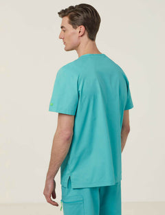 NNT Uniform Mens Next Gen Anti Bacterial Carl Scrub Top V-neck Nurse Work CATRFV- Bannav S Bannav LLC 