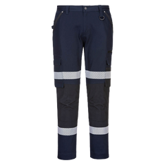 Portwest Slim Fit Stretch Bio Motion Pants HiVistex Pro Reflective Tape MP705- Bannav S Bannav LLC 