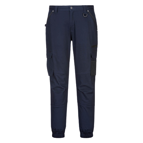 Portwest Cuffed Slim Fit Stretch Work Pants Comfortable Tapered Pant MP703- Bannav S Bannav LLC 