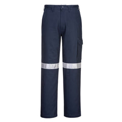 Portwest Mens Prime Mover Cargo Pants Taped Cotton Pre Shrunk Work Safety MP701- Bannav S Bannav LLC 