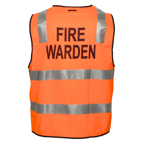 Portwest Fire Warden Zip Vest D/N 2 Tone Reflective Tape Work Safety MZ104- Bannav S Bannav LLC 