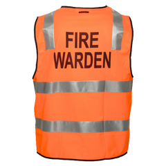 Portwest Fire Warden Zip Vest D/N 2 Tone Reflective Tape Work Safety MZ104- Bannav S Bannav LLC 