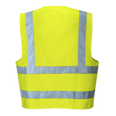 Portwest Mens Hi-Vis Two Band & Brace Vest Reflective Lightweight Work C470- Bannav S Bannav LLC 