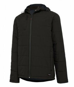 KingGee Mens Puffer Jacket Storm Guard Waterproof Ripstop Hood Work K05010- Bannav S Bannav LLC 